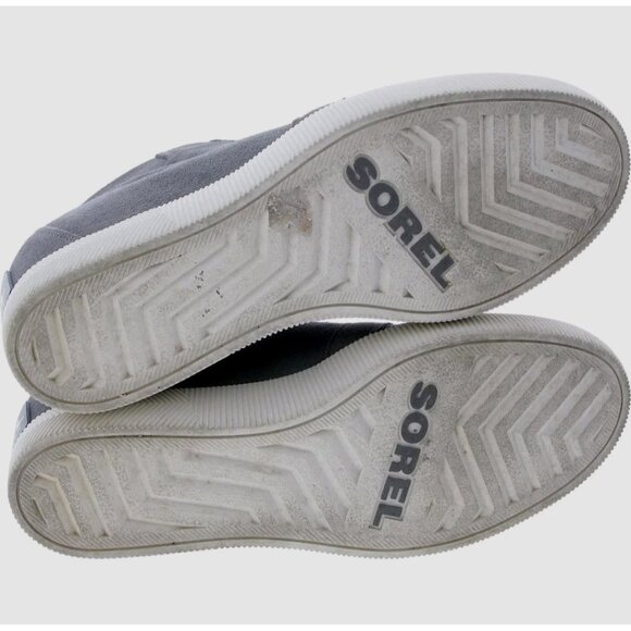 Sorel Out N About Gray Suede Waterproof Boots Sze 8.5 Womens Wedge Ankle Booties - Picture 14 of 15